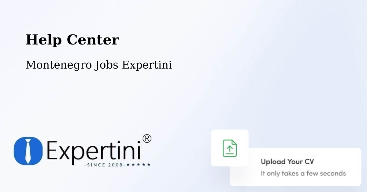 Help Center – Risan - Montenegro Jobs Expertini